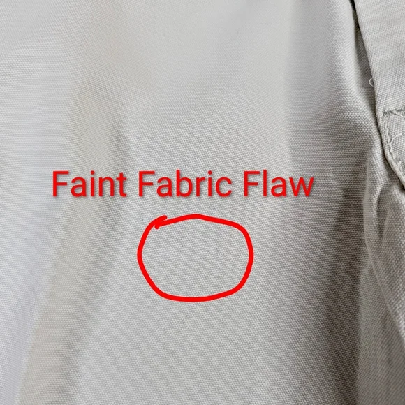 Buck Mason Womens Pants Size 29 Beige 100% Cotton Chinos Wide Leg High Rise - Picture 8 of 12